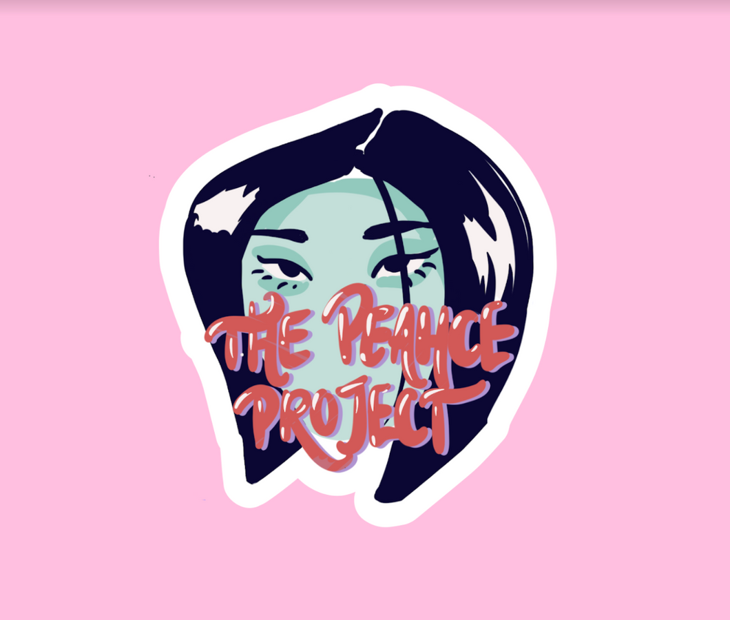 Peahce Logo Sticker