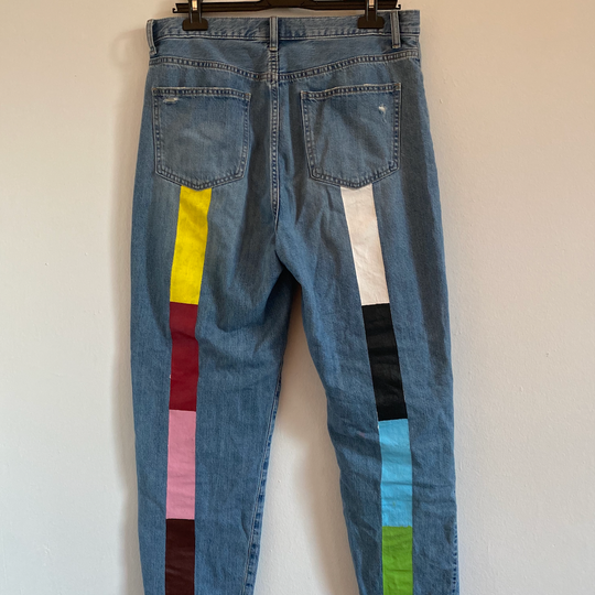 Color Block Jeans